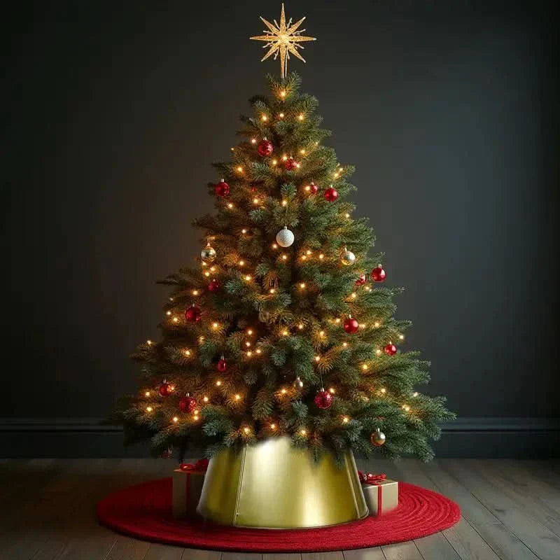 Saia para Árvore de Natal com Base de Metal - 60x42 cm
