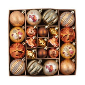 Conjunto de 21 Bolas Decorativas para Natal