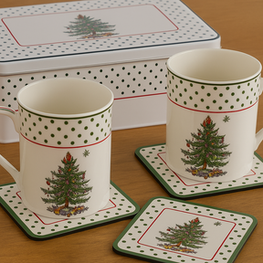 Conjunto Temático de Natal - 5 Peças Brancas