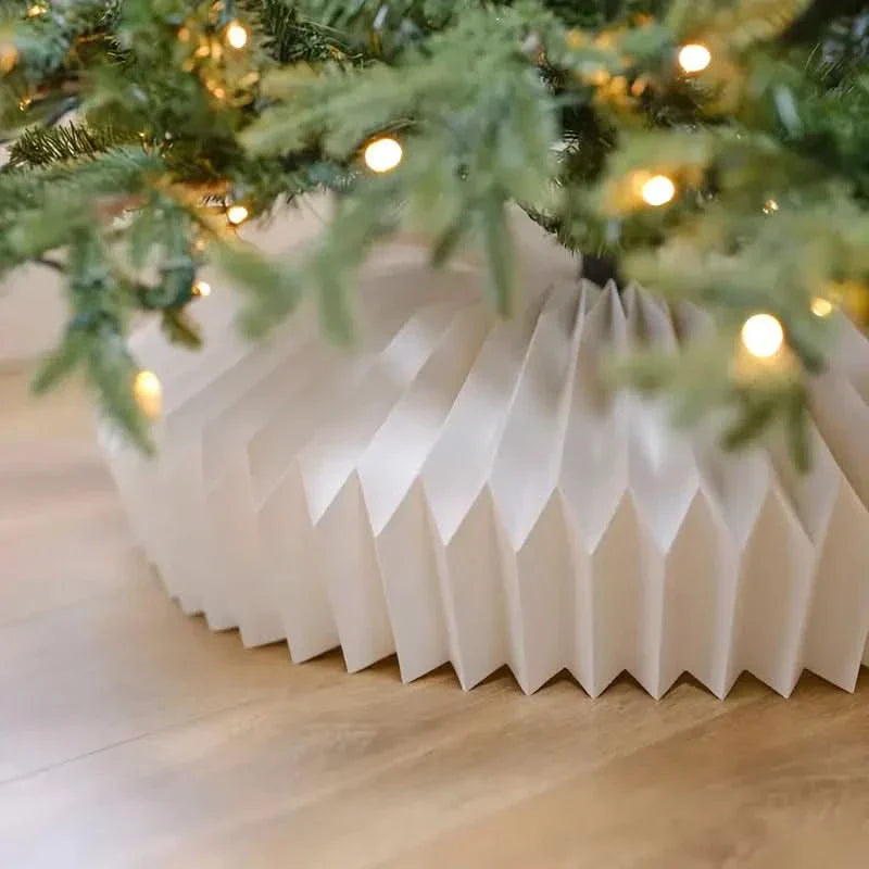 Saia de Natal Artesanal em Forma de Colmeia - 65x25cm