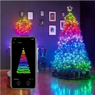 Pisca-Pisca LED Natalino Inteligente - Controle pelo Celular com 16 Milhões de Cores