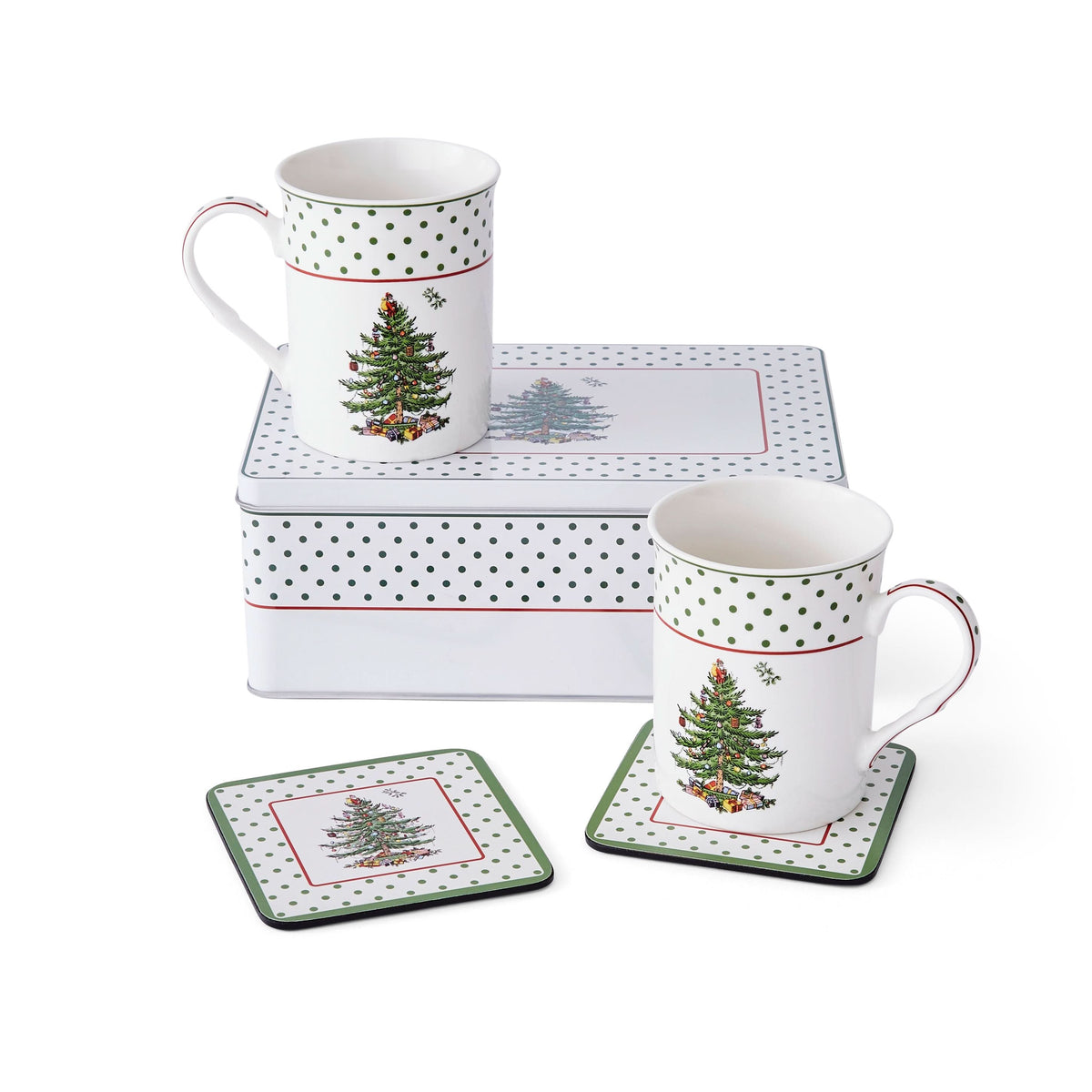 Conjunto Temático de Natal - 5 Peças Brancas