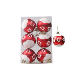 Conjunto de 6 Bolas de Natal