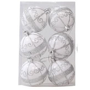 Conjunto de 6 Bolas de Natal